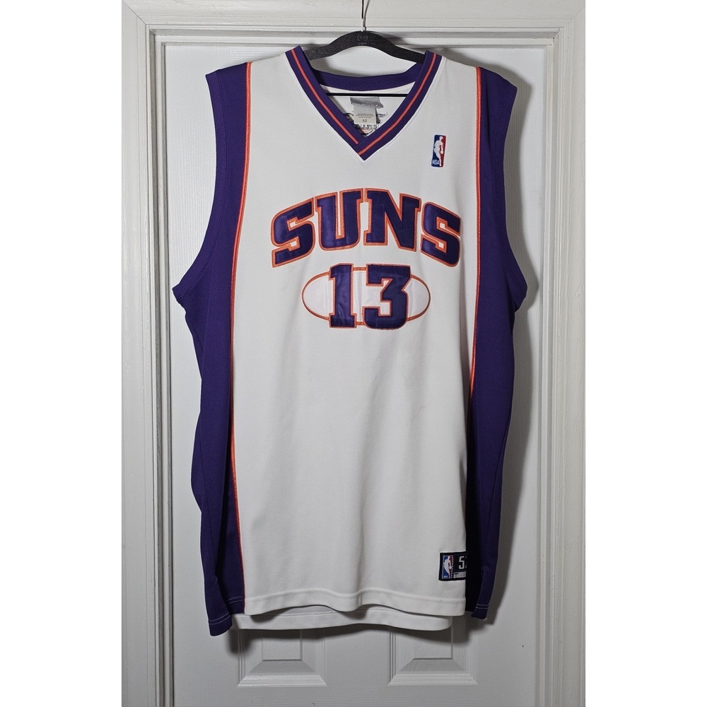 Steve Nash‎ Phoenix Suns Authentic Reebok Size 52 NBA Jersey Men's White